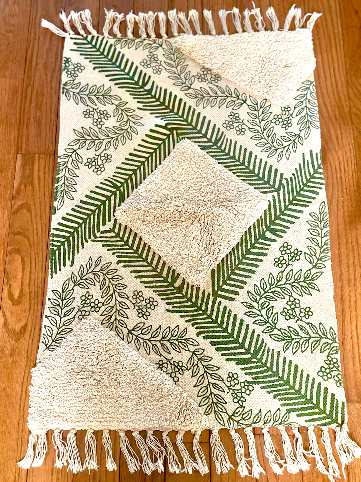 Handwoven Jaipur Cotton Area Rug